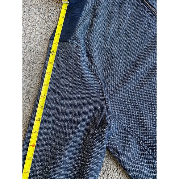 Men's RAINFOREST sheen blue fleece lined casual zip up jacket, size Medium - Picture 11 of 14